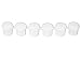 Milltown MerchantsTM Empty Paint Strips - 60 Paint Cups 5ml (.16 oz) - Bulk Assortment Paint Pods - Perfect for Schools, Summer Camps, Birthdays, Arts and Crafts