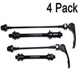 Care4U Bicycle Hub,Quick Release bicycle Front & Rear Axle Hollow Shaft Set with Standard Spacing for Road Bike, Mountain Bike