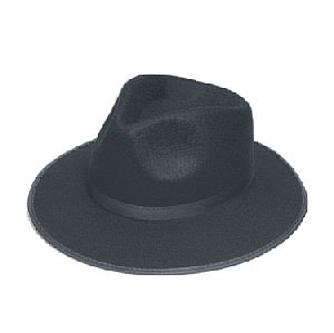 HM Smallwares Deluxe Fedora Hat, Black