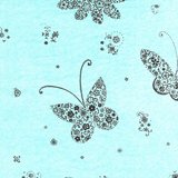 SatinWrap Luxury Printed Tissue Wrapping Paper Butterflies 5 sheet