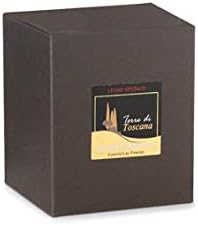 Durata 30 Ore in Confezione Regalo Home Deco London Candela profumata al Legno di spezie in Vetro Nero