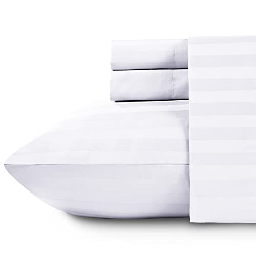 California Design Den White Sheets King Size, Soft 100 Cotton