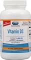 Vitacost Vitamin D3 -- 5000 IU - 365 Softgels - Mini Gels