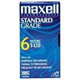 Maxell 214016 120 Minute Gx Silver Video Tape