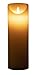 Flameless LED Candle - 2-Pack Flickering Motion 9-Inch Battery Operated and Remote Controlled On Off with Timer, Real Wax, Decorative Ivory Pillar Candle Design, 3 x 9 Inches
