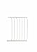 Dreambaby 21 in. White Chelsea Extension