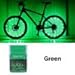 Bright Led Bike Wheel Light - DAWAY A01 Waterproof Bicycle Tire Light Strip, Safety Spoke Lights, Cool Bike Accessories, Light Up Wheels, Lightweight, 2 Modes, Include Battery, 1 Year Warranty, Green
