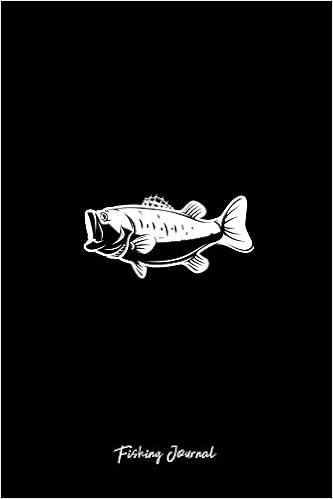 Fishing Journal Dot Grid Journal Bass Fish Fishing Black Fun Ny