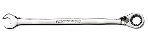 Armstrong 54-818 18mm 12 Point Full Polish Reversible Combination Ratcheting Wrench