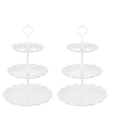 Plastic Cupcake Stands, 3 Tier Cupcake