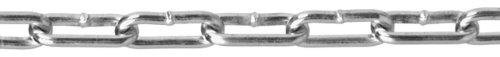 Campbell 0726827 Low Carbon Steel Straight Link Coil Chain on Reel, Zinc Plated, 2 Trade, 0.15
