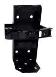 (Lot of 1) Universal Running Board Vehicle Bracket for a 5lb. Fire Extinguisher, Heavy Duty, Color Black