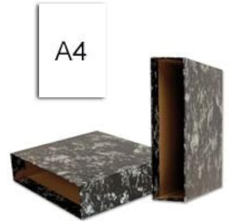 CAJA 25 ESTUCHE ARCHIVADOR DIN-A4 PALANCA CARTON ECOCLASSIC: Amazon.es: Oficina y papelería