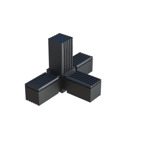 cyclingcolors connettore tubo quadro 20x20 25x25 30x30 plastica 20mm 25mm 30mm quadrato supporti staffe mensole (X (30mm))