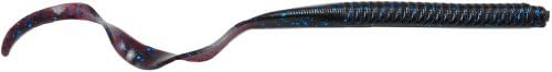 Bruiser Curly Tail Bait, 10-Inch, Plum