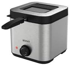 Freidora acero inox Sogo SS-10430 - 1,5 litros: Amazon.es: Hogar