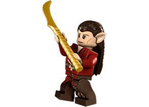 Lego Hobbit Mirkwood Elf Chief Minifigure
