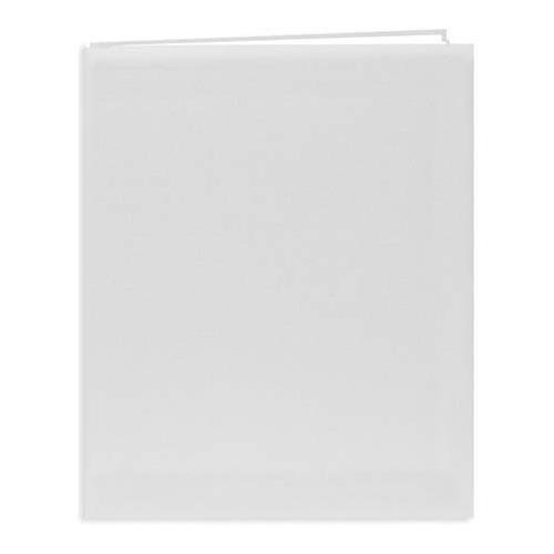 Pioneer Family Memory Album with Solid Color Cover, 8½" x 11" Scrapbook with 10 E-Z Load Archival Pages & Inserts, White Covers