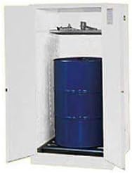 Justrite Drum Cabinet Gal. Capacity Vertical Manual Close Flammable W/Drum Support (8962053)