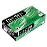 Duraskin-Vinyl Industrial Gloves, Light Powder, 3.5 Mil,100/Box (Large)