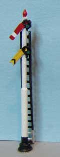 P & D MarshN Gauge GWR/BR Home/Distant Signal - Model Signal with Coloured Jewels - For Kids & Adults