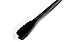 Disposable Spiral Head Double Ended Cotton Swabs Paper Stick Cleaning Ear Cosmetic Cotton Buds with Storage Case [ 200 pcs ] Black