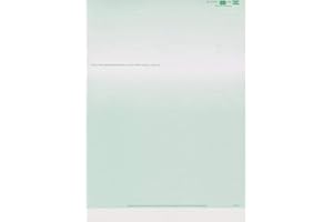 GENERIC BLANK PERFORATED STATEMENT PAPER - MASTERCARD AND VISA LOGOS (1000 GREEN)