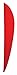 Bohning X-Vanes (Pack of 36), Red, 3-Inch