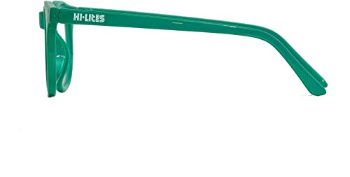 HI-LITES Special Effect Glasses-HEART Effect Lenses (Teal) - Designer Style