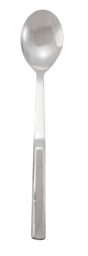 Winco Stainless Steel Solid Serving Spoon, 11-3/4-Inch