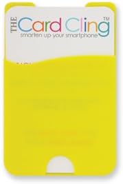 The Card Cling. Yellow Card Cling. The Must-have for Your Must-haves! a Silicone Back Pocket for Your Phone. Simply Press Adhesive to Phone Backing. Holds I.d., Credit and Business Cards, and More. Great for Only Carrying the Essentials on the Go.