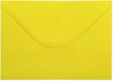 C5 Daffodil Yellow C5 Coloured Envelopes for A5 Greeting Cards Wedding Invitation Crafts 162x229mm- Pack of 10 envelopes (Daffodil Yellow)