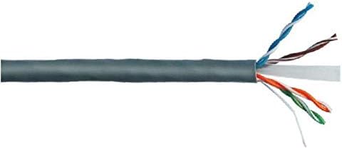 LINK LK305U5E Solid UTP Cable for Networks Category 5E LSZH Copper Hank MT 305 ECA Class, grey