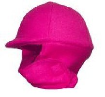 Fleece Equestrian Riding Helmet Cover - Hot Pink