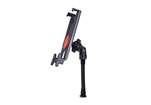 Dixon PAKL-TB1-TMS-BX Tablet Halter für TMS Mount System – Flexibler Schwanenhals 15 cm, für Tablets 159–210 mm, ideal für Schlagzeug, Studio & Bühne