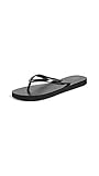 Tory Burch Women's Thin Flip Flop Black/Black 5 M