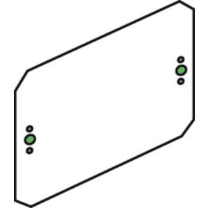 Schneider Electric nsypmp600dlm Mounting Plate for Modular Chassis DLM at the Blind 150 x an 600 mm, Set of 2