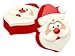 SpinningLeaf Santa Sandwich Cookie Chocolate Candy Mold