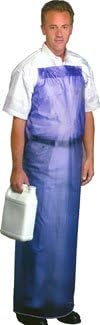 Vinyl Aprons 6 Mil Hemmed, 35"x 45" (12 per case)