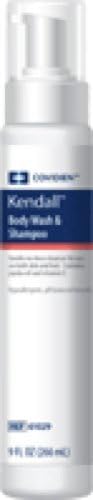 Kendall Healthcare Body Wash & Shampoo 9Oz, No-rinse, pH balanced (1 Bottle)