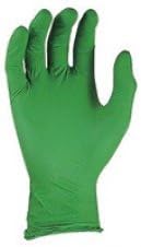 SHOWA Best Glove Medium Green 9 1/2" GREEN-DEX 4 mil Latex Free Biodegradable Nitrile Ambidextrous Non-Sterile Powder-Free Disposable Gloves With Textured Finger Tips Finish And Rolled Cuff (100 Each Per Box)