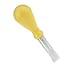 Cooks Innovations Ceramic Grater Plate 3 Piece Set - Grater, Peeler, & Brush - Beautiful Grape Design - Blue & Yellow