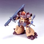 Gundam MS-09F Domtropen Sand Brown Color HGUC 1/144 Scale