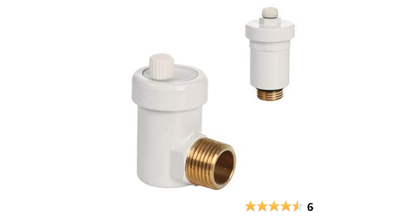 Válvula de purga rápida automática, diseño blanco, 1/2 ...