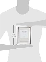 Maturi Silver Plated Photo Frame - Curved Edge