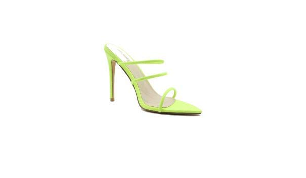 neon lime sandals