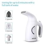AROVA Clothes Handheld Steamer 140ML Portable Garment Steamer, 2 Min Heat-up Premium Fabric Steam Cleaner, Safe, Lightweight and Perfect Clothing Steamer for Travel Home
