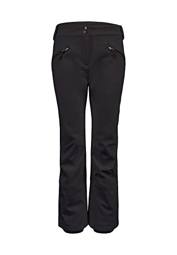 KILLTEC Women's Pantaloni da Sci/Pantaloni Softshell con paraneve Thônes Wmn Ski Sftshll PNTS A, Nero, 40, 36410-000