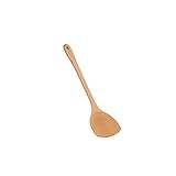 HUANGYIFU Beech Wooden Cooking Utensils Wooden Spatulas Bamboo Cooking Tools Bamboo Stir Fry Spatula 15inch X 3.8inch