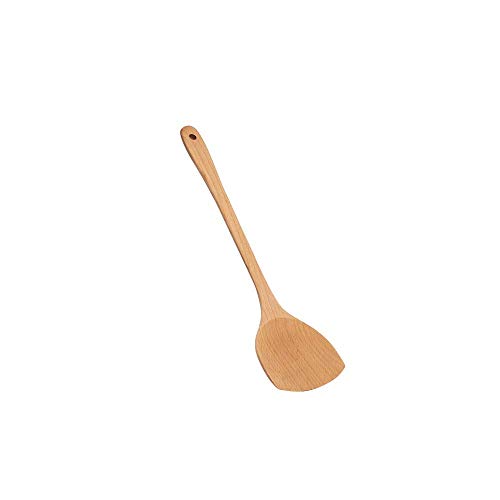 HUANGYIFU Beech Wooden Cooking Utensils Wooden Spatulas Bamboo Cooking Tools Bamboo Stir Fry Spatula 15inch X 3.8inch
